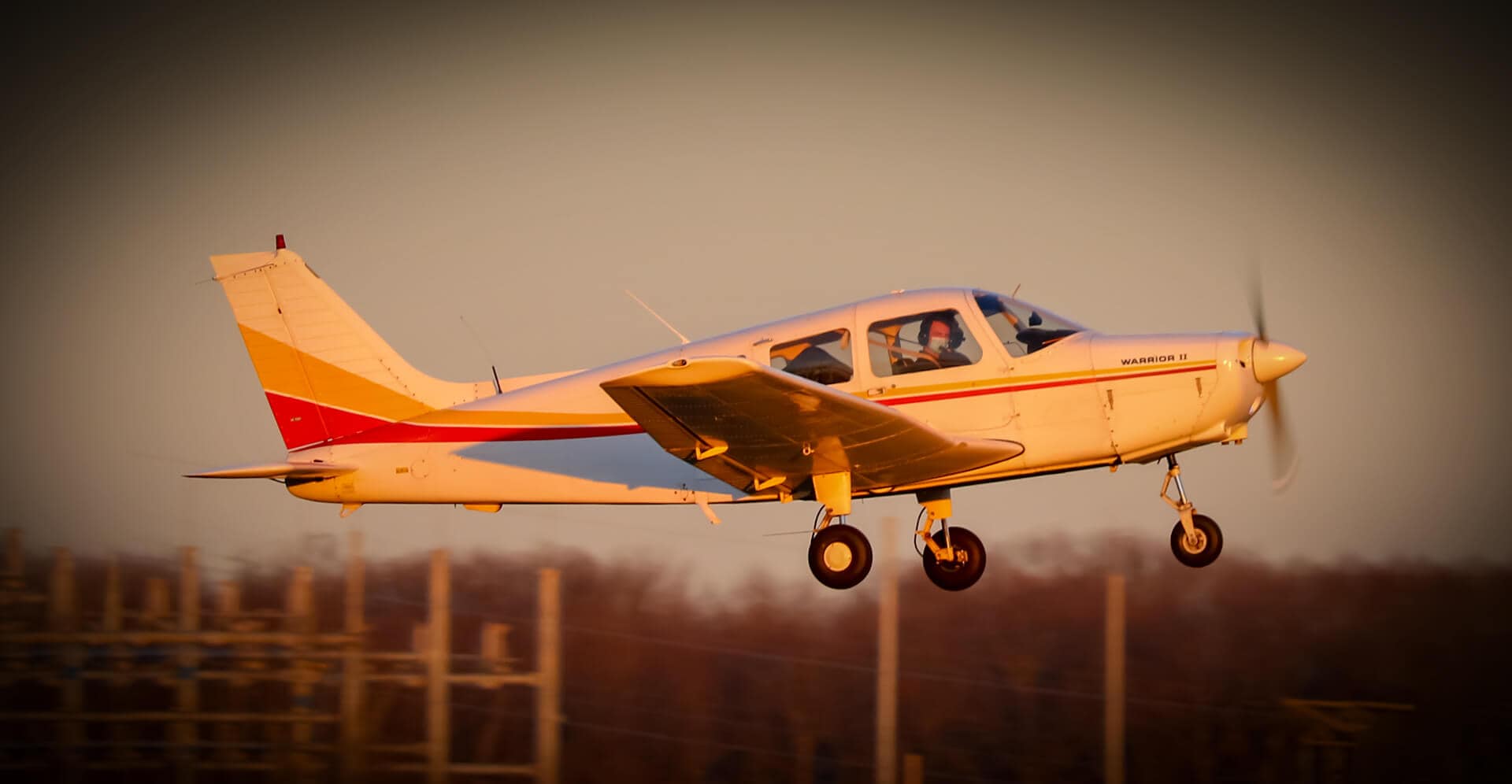 Flight-training- Piper Warrior Robertson-airport- Interstate Aviation Inc.