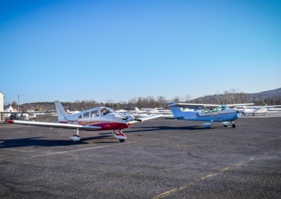 Parked-planes Robertson-airport- Interstate Aviation Inc.