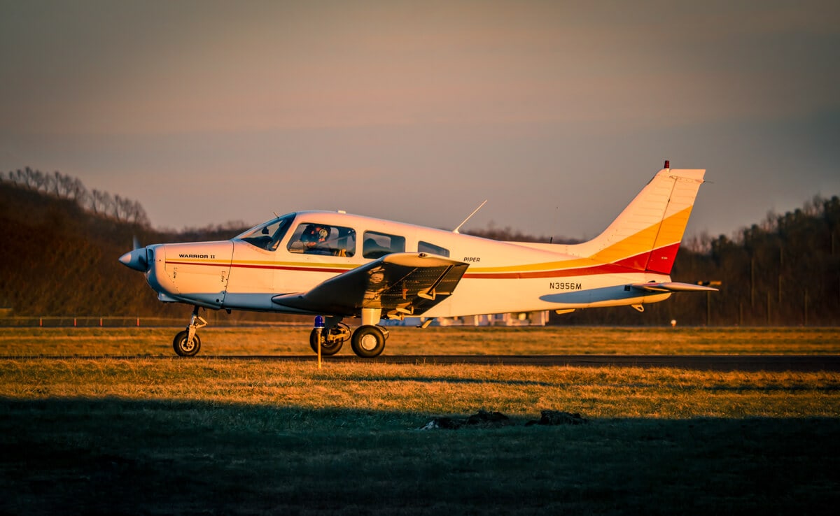 Piper-warrior-N3956M Robertson-airport- Interstate Aviation Inc.