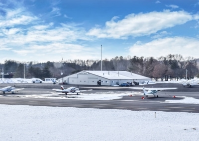 Robertson-Terminal-from-air Robertson-airport- Interstate Aviation Inc.